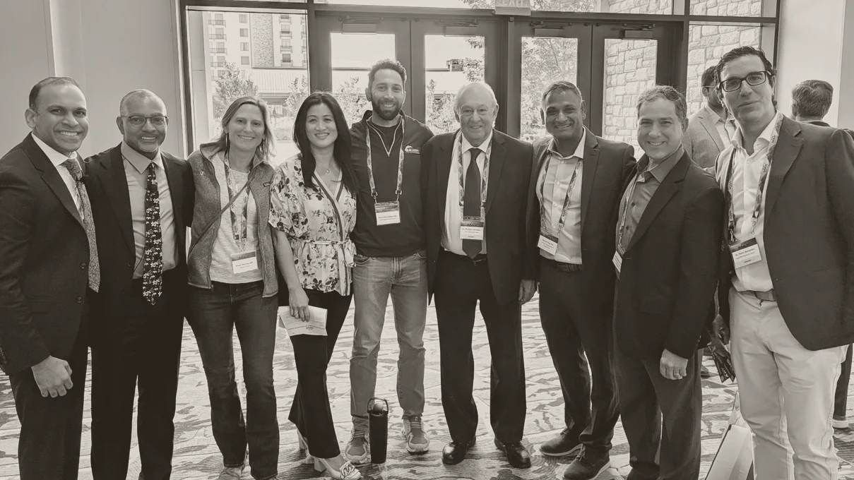 Dr. Rowan Paul with Philippe Hernigou and colleagues